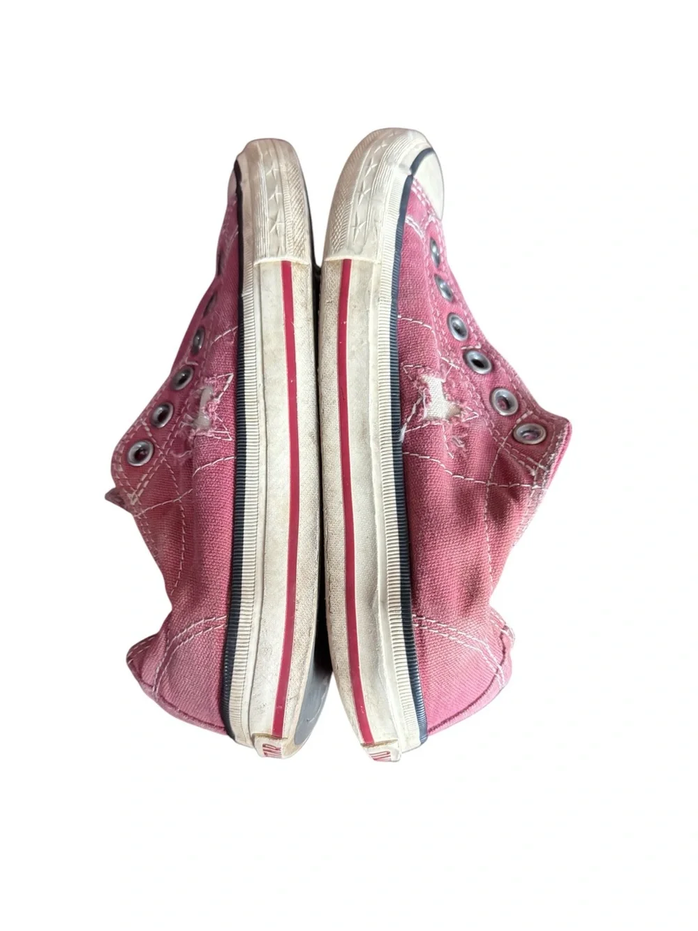 Converse Pink Slip-On Canvas Low Top Sneakers - Picture 5 of 7